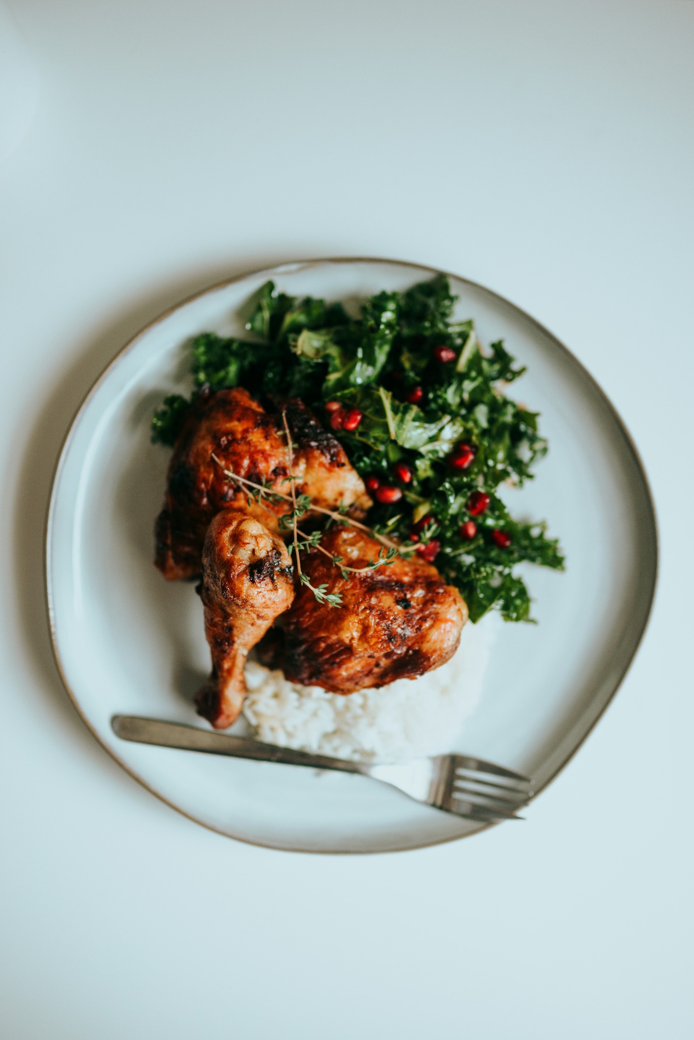 A plate of flavorful rice and Nigerian dishes